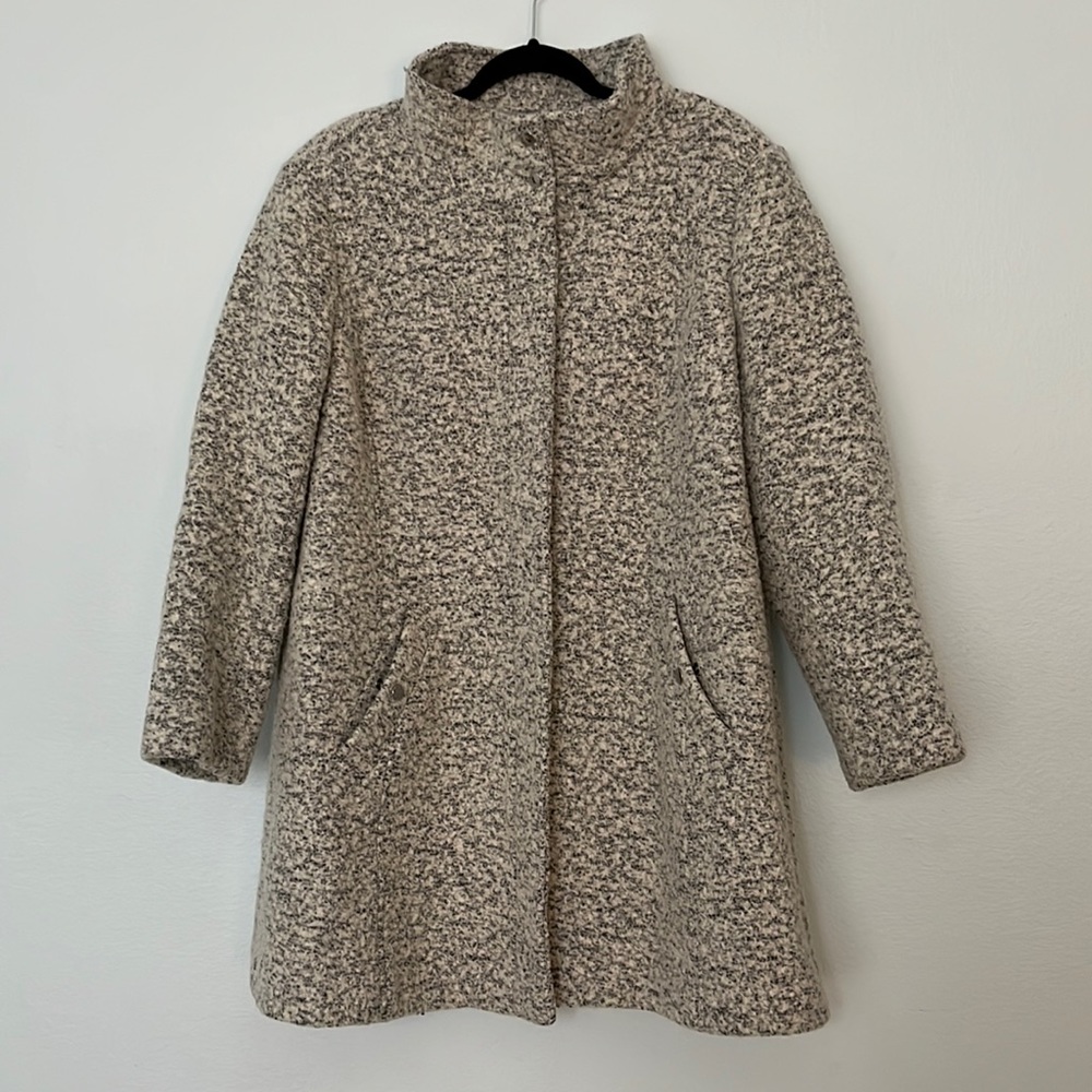 Loft Funnel Neck Coat